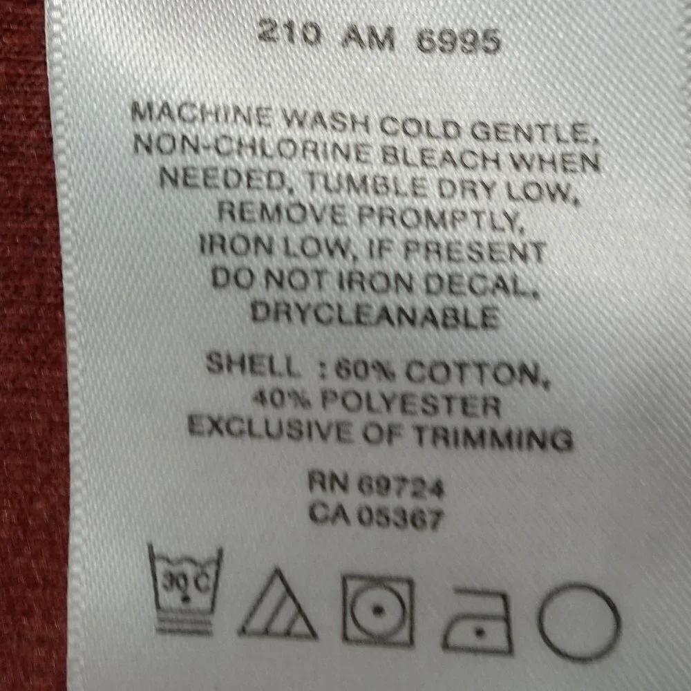 Columbia Plum L/S Sweater Size Large EUC